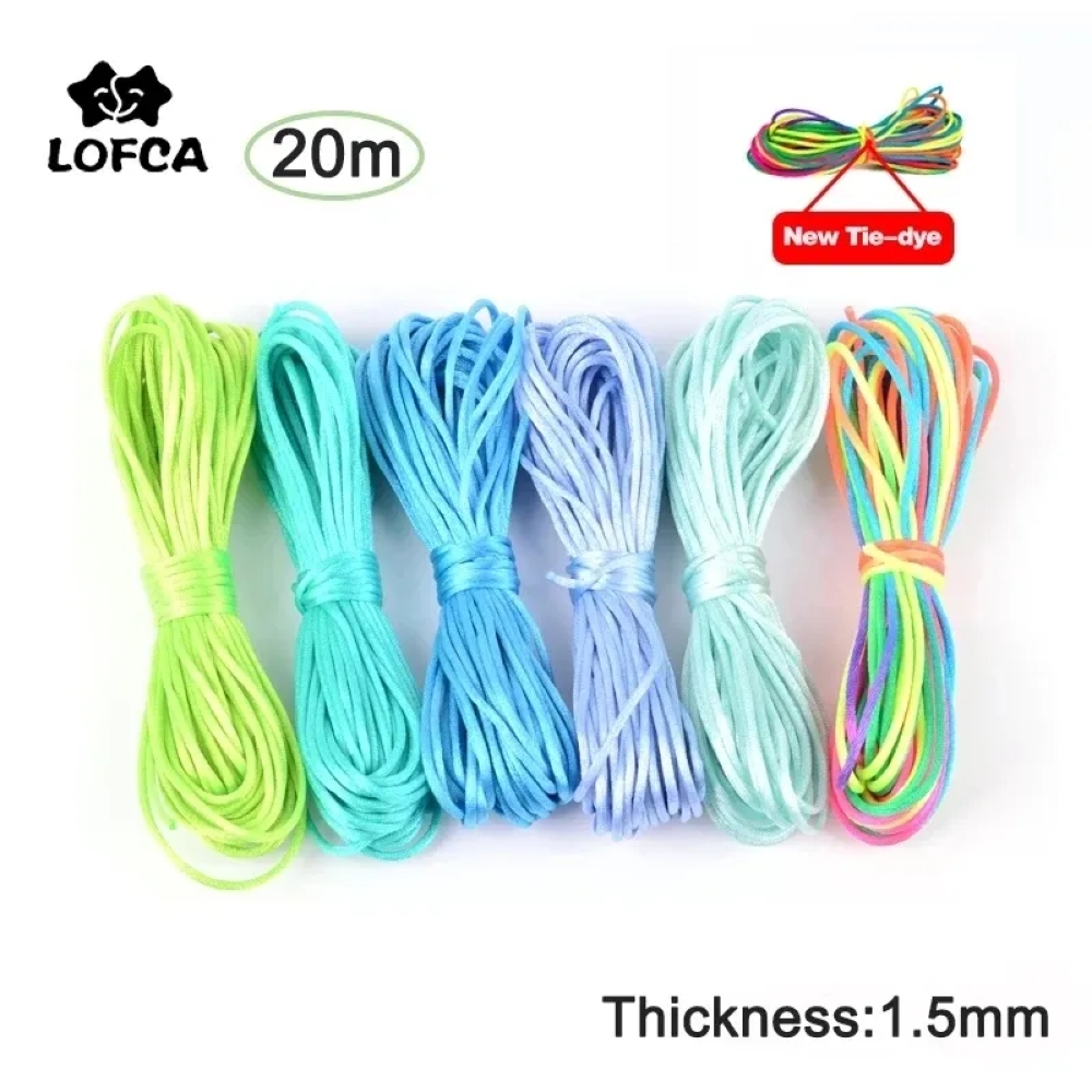 Knotting Cord Silk - 20m/Lot DIY Nylon Cords 1.5mm Pacifier