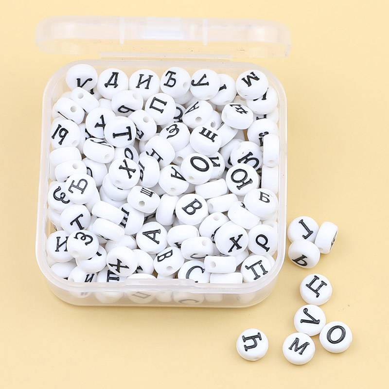 Jewelry Making For 5 Year Old - 1 Box 200 Pcs White 4x7mm