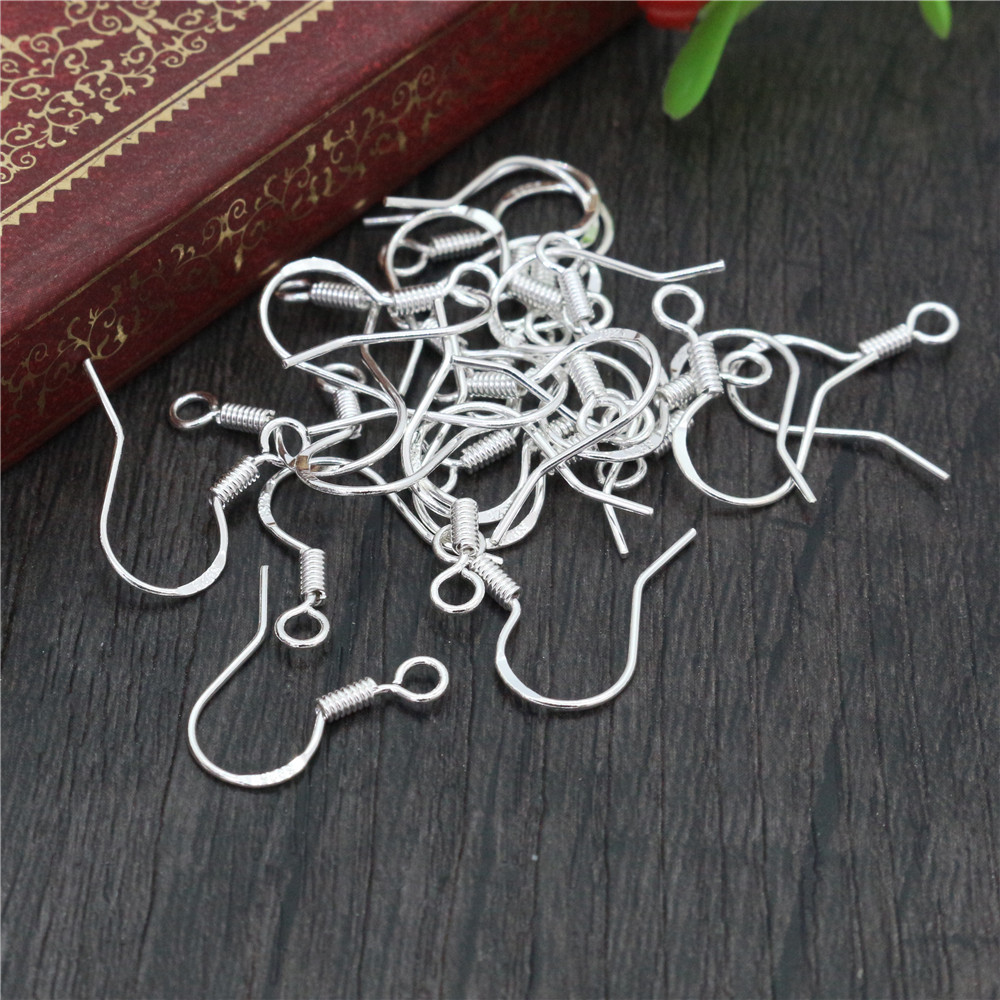 Jewelry Making Parts - 50pcs 16mm 925 Sterling Silver Plated