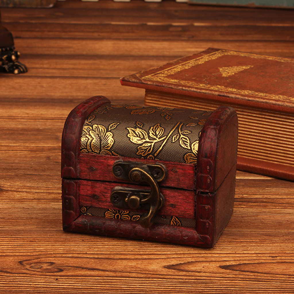 Jewelry Making Box - Chinese Style Vintage Wooden Jewelry Box