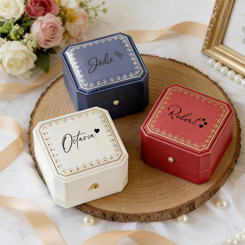 Personalized Faux Leather Ring - Jewelry Making Box review and price