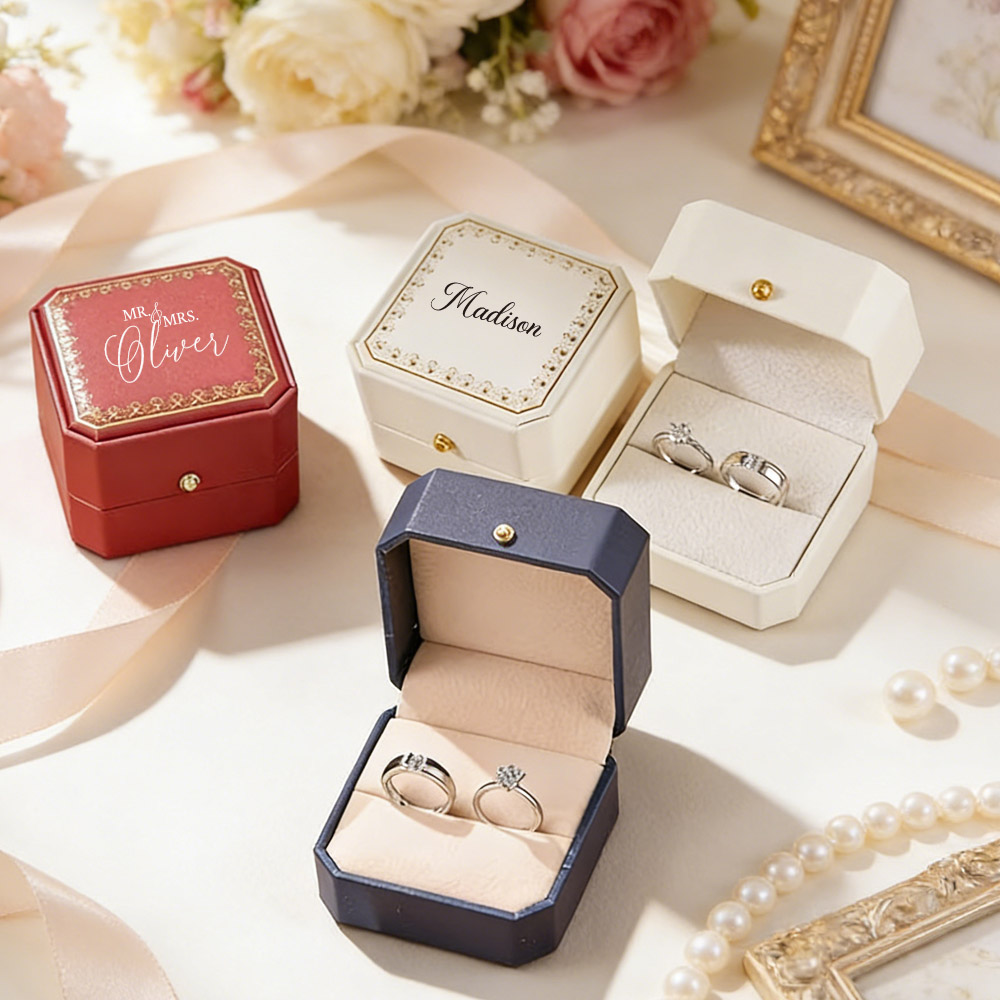 Personalized Faux Leather Ring - Jewelry Making Box review and price