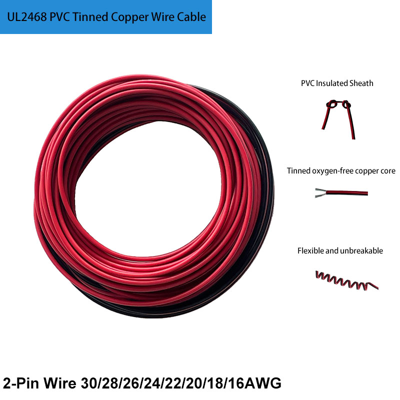 UL2468 PVC 2-Pin Wire Tinned C - Wire 22 Gauge Copper review and price