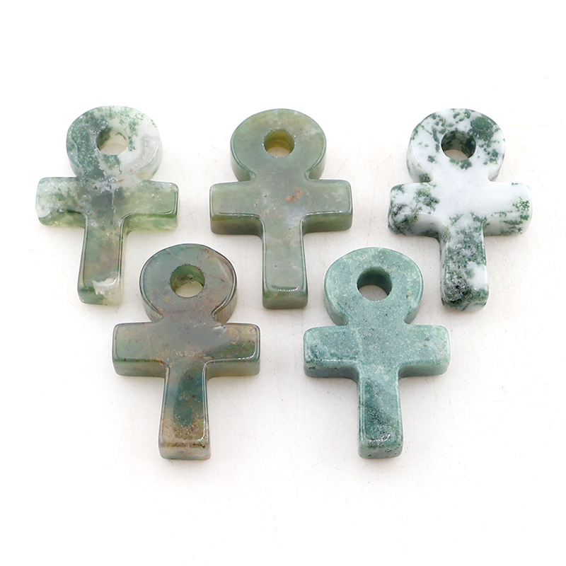 Colorful Agate Ankh Cross Pend - Jewelry Making Michaels review and price