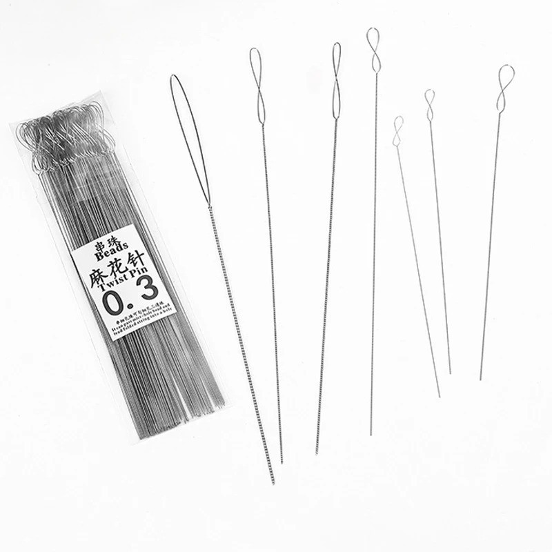 7pcs Soft Twisted Wire Needles - Knotting Cord Silk review and price