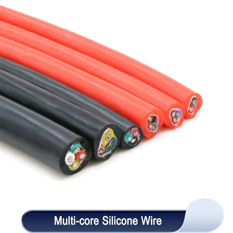 1/5M 2 3 4 5 Cores Flexible Si - Wire 22 Gauge Copper review and price