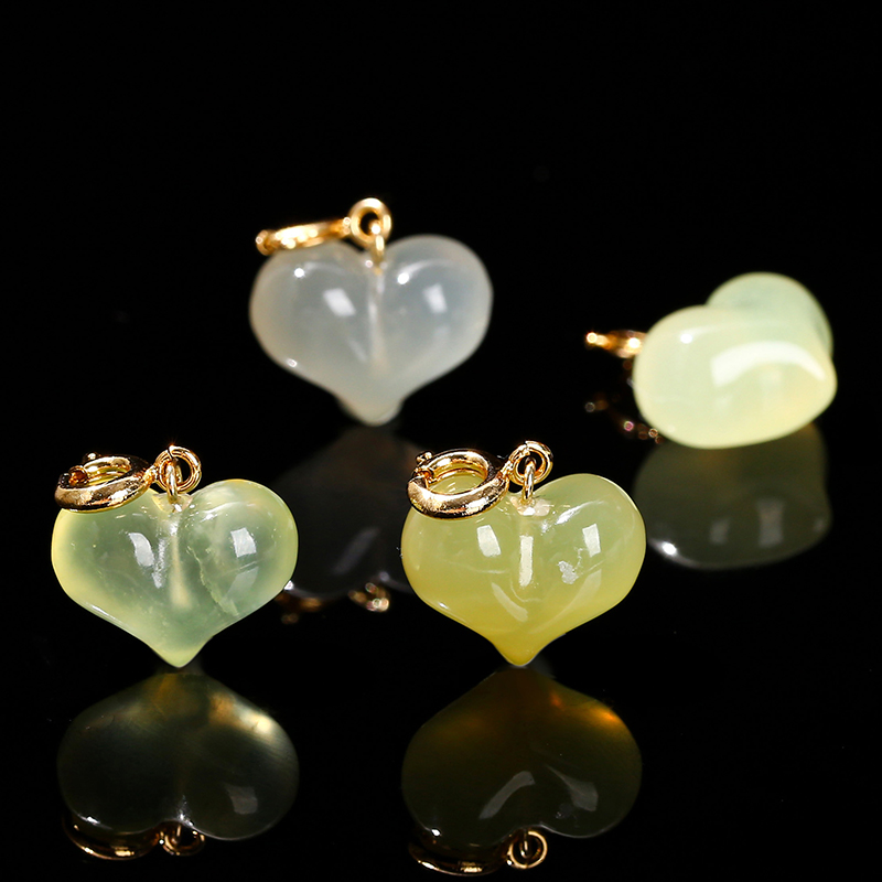 1 Pc Natural Stone Light Green - Jewelry Making Light review and price