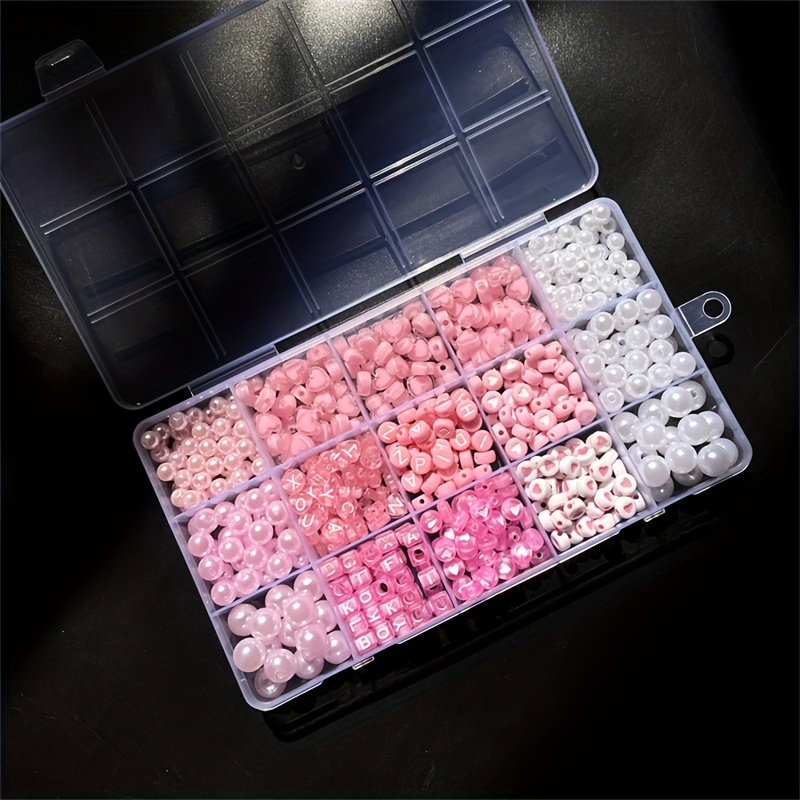 10-Piece Pink Alphabet Box, Ac - Jewelry Making Box review and price
