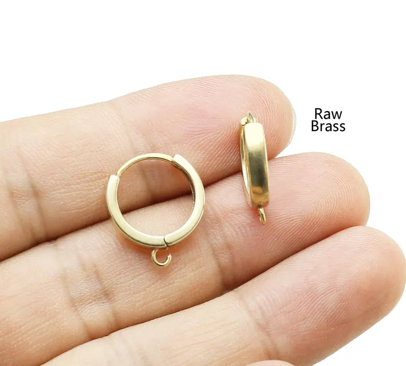 10pcs Brass Ear Hoops, Leverba - Jewelry Making Parts review and price