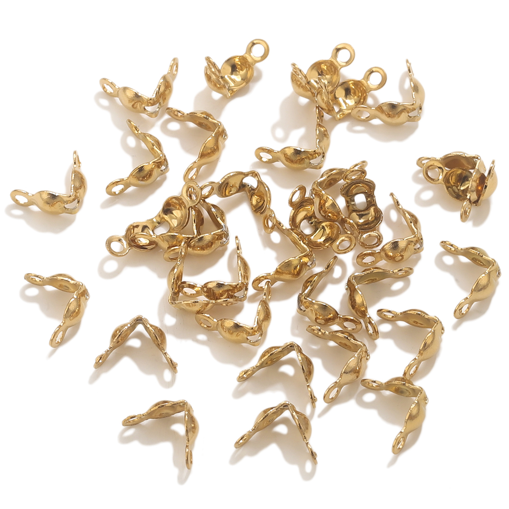 50pcs PVD Gold Plated Stainles - Jewelry Making Parts review and price