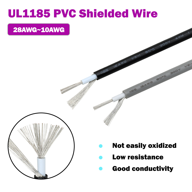 1~10M UL1185 PVC Shielded Wire - Wire 22 Gauge Copper review and price
