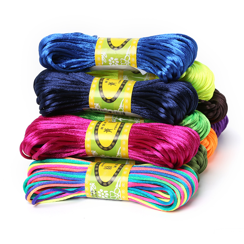 2mm 20meter Soft Satin Rattail - Knotting Cord Silk review and price