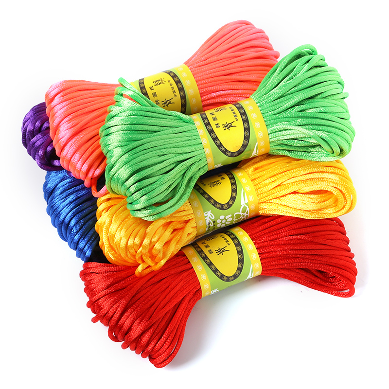 2mm 20meter Soft Satin Rattail - Knotting Cord Silk review and price
