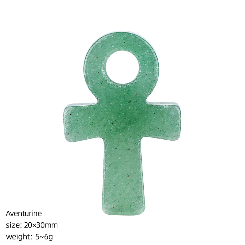 Green Aventurine Ankh Cross Pe - Jewelry Making Michaels review and price