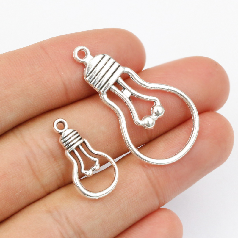 20pcs Light Bulb Charms Pendan - Jewelry Making Light review and price