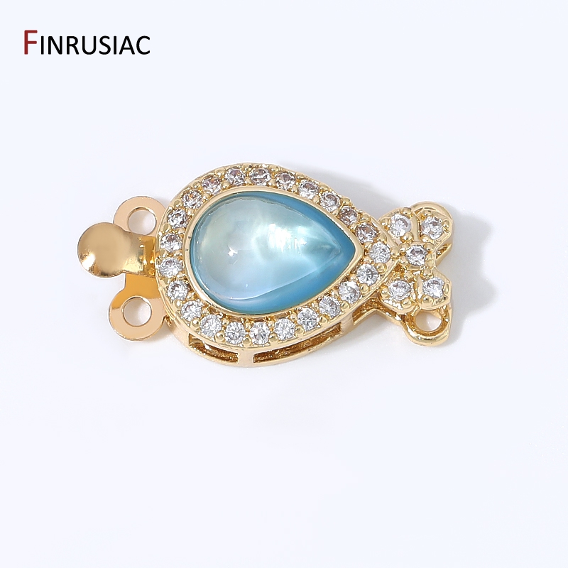 18K Gold Plated Brass Pear Opa - Jewelry Making Box review and price