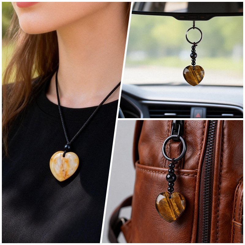 30mm Lover Heart Natural Stone - Jewelry Making Michaels review and price