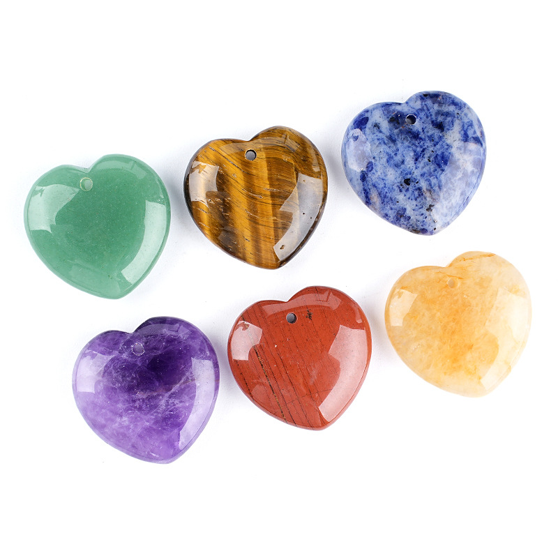 30mm Lover Heart Natural Stone - Jewelry Making Michaels review and price
