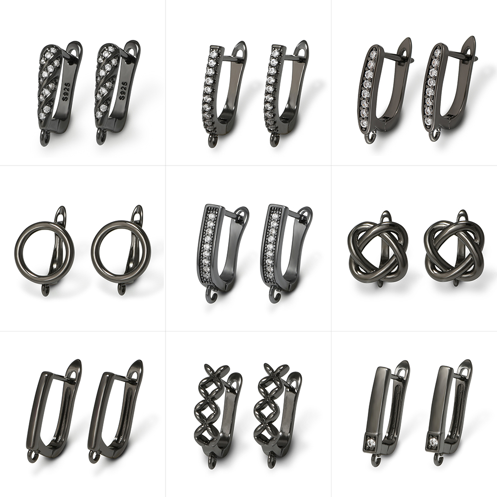 YANASI 1 Pair Gun Black  Brass - Jewelry Making Parts review and price