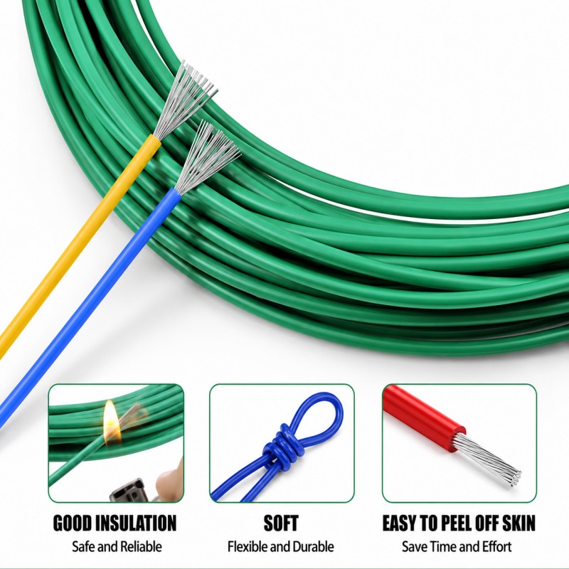 1/5m Multi-Stranded Electric W - Wire 22 Gauge Copper review and price