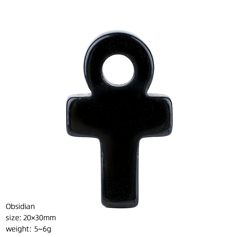 Obsidian Ankh Cross Pendant Li - Jewelry Making Michaels review and price