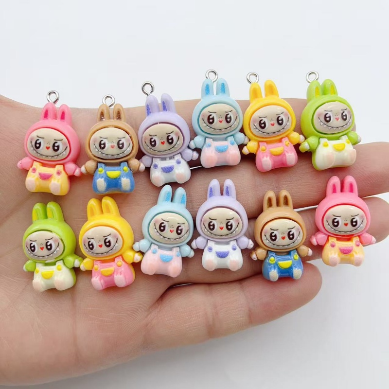 10Pcs Kawaii Rabbit Strawberry - Jewelry Making Parts review and price