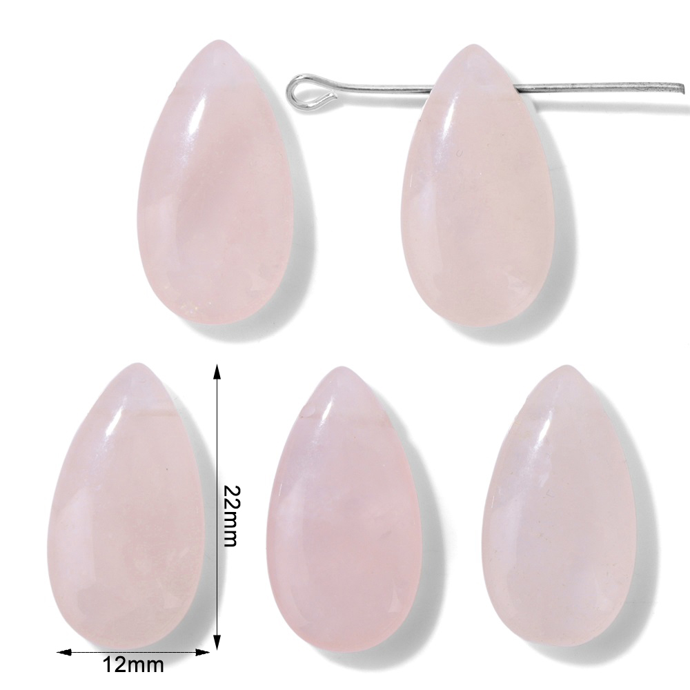 2PCS Natural Teardrop Stone Pe - Jewelry Making Gemstones review and price