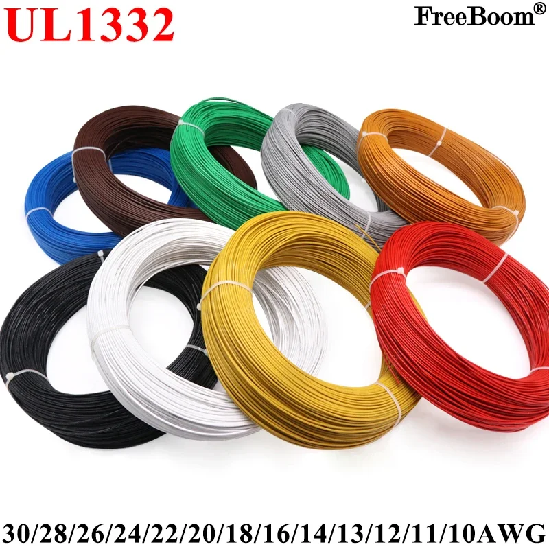 5M/10M UL1332 PTFE Wire 30/28/ - Wire 22 Gauge Copper review and price
