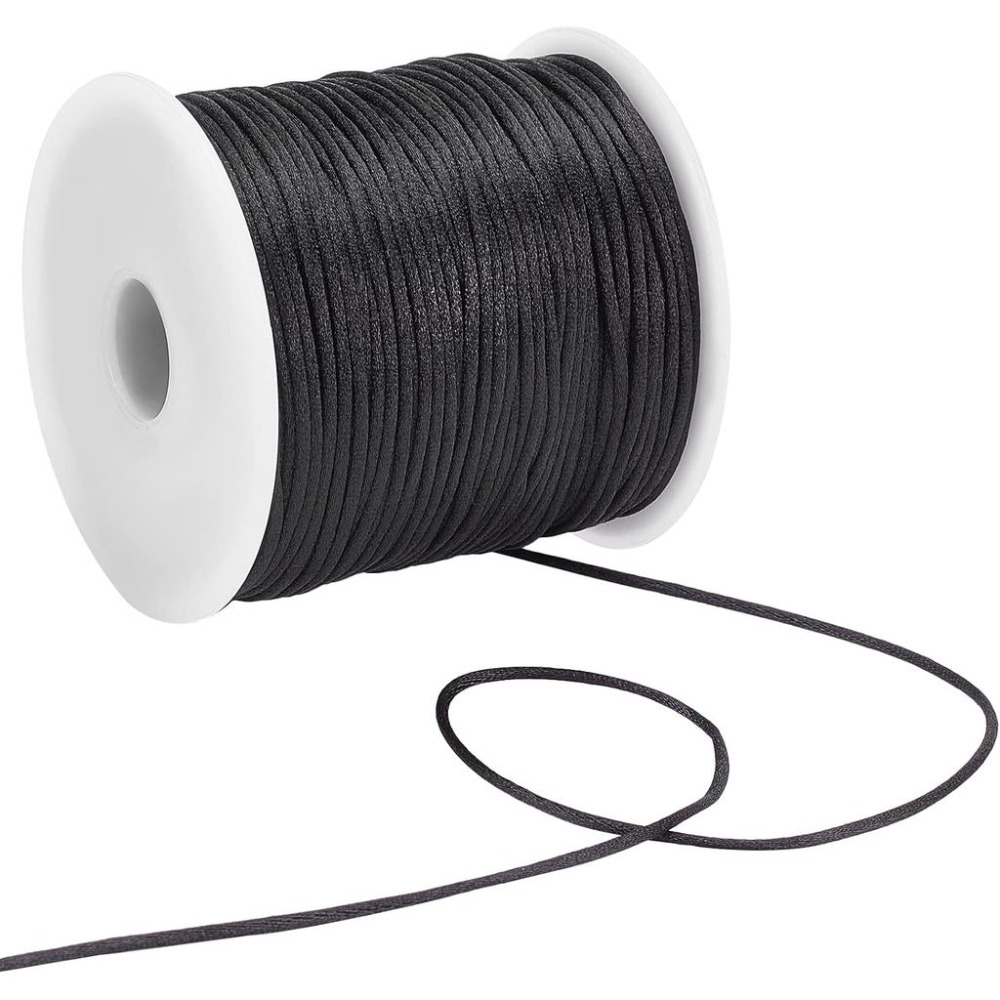 1 Roll 70m Satin Rattail Cord  - Knotting Cord Silk review and price