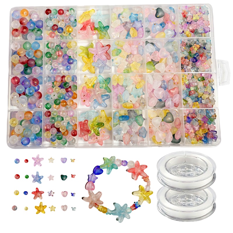 7-19mm 825pcs Matte Gradient L - Jewelry Making Box review and price
