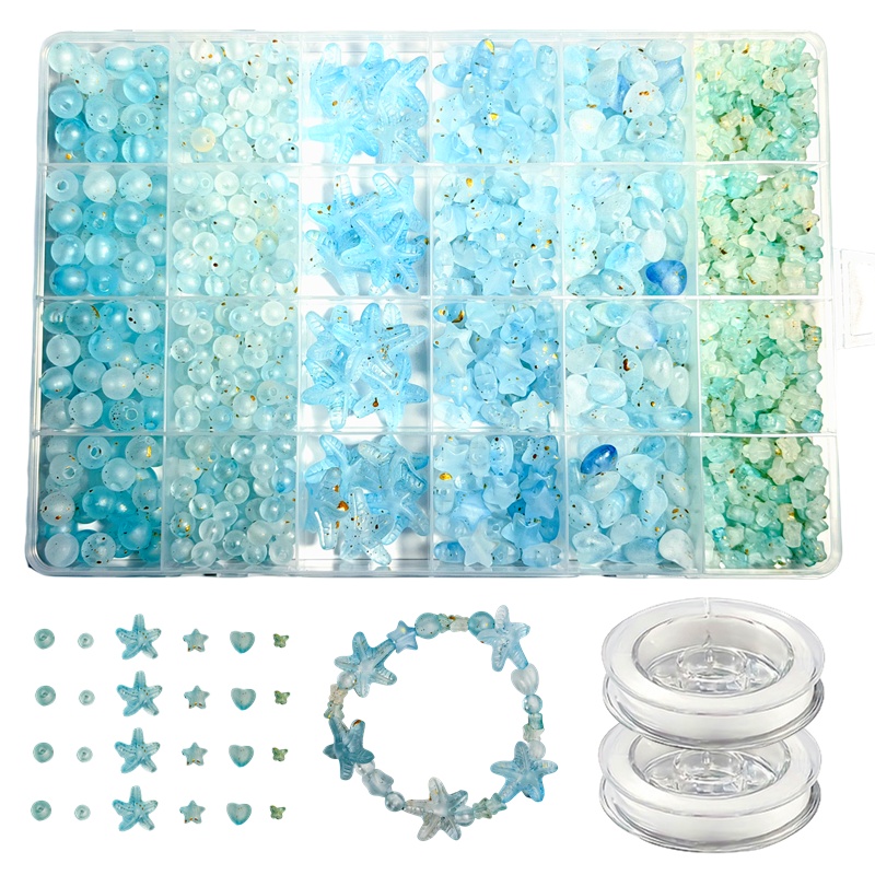 7-19mm 825pcs Matte Gradient L - Jewelry Making Box review and price