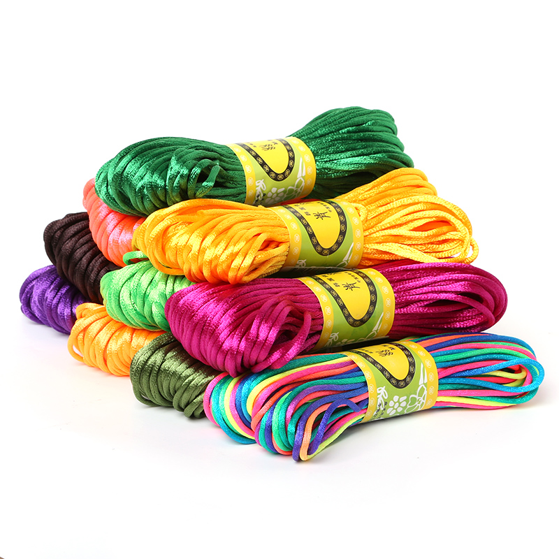 2.5mm 20 Meters Soft Satin Rat - Knotting Cord Silk review and price