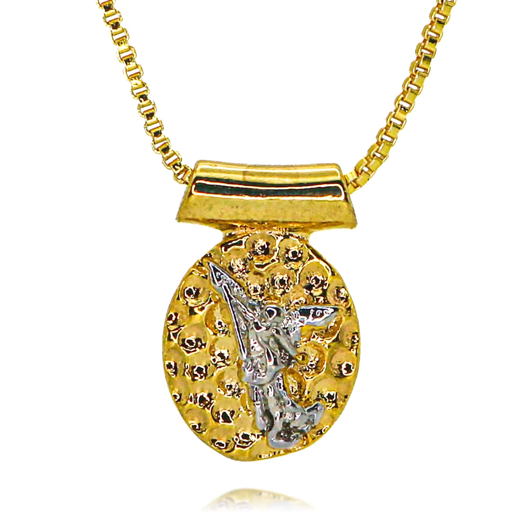 Gold Plated Archangel Saint Mi - Jewelry Making Michaels review and price